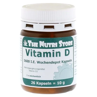 Vitamin D 5600 I.U. Weekly Capsules 26 Capsules