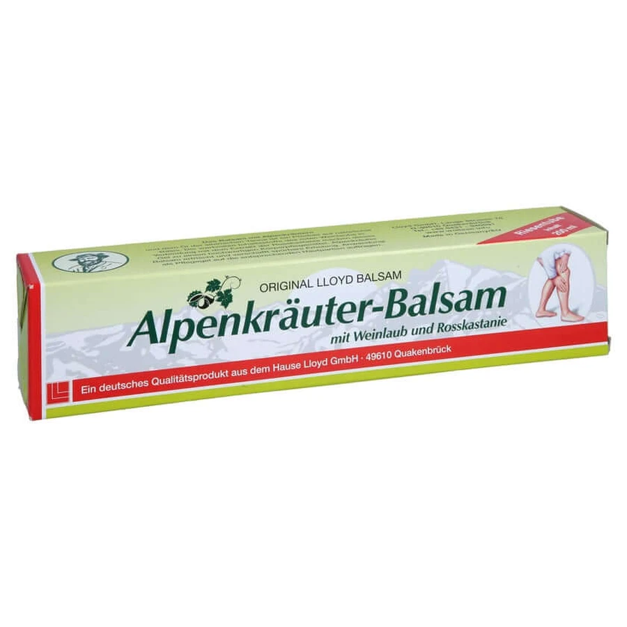 Alpenkräuter Balsam M.weinlaub+rosskasta 200 ml
