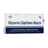 Glycerine zetpillen Rösch 3g 10 st.