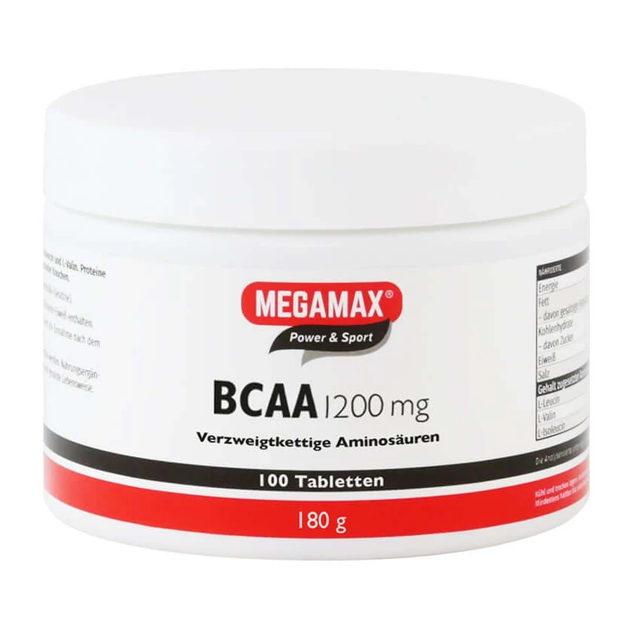 MEGAMAX BCAA 1200 mg 100 St