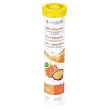Livsane Zinc & Vitamin C Effervescent Tablets 20 Capsules
