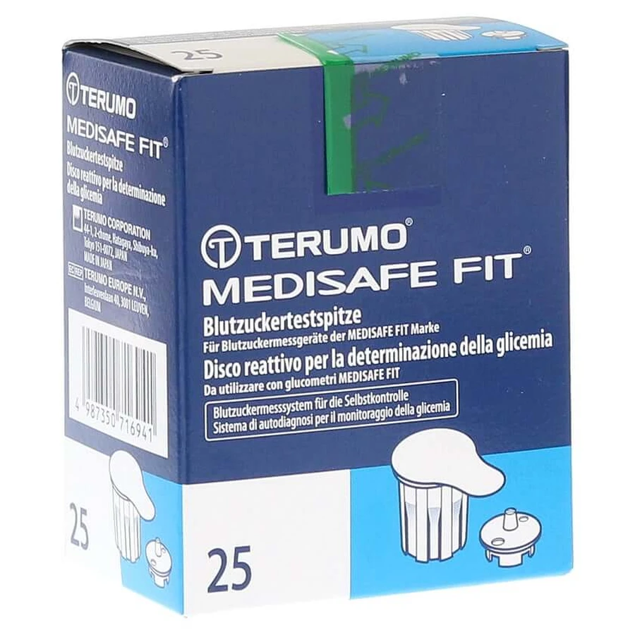 Terumo Medisafe Fit Blood Glucose Test Tip 25 pcs.