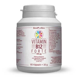 Vitamine B12 Forte 500 µg Methylcobalamin 60 St