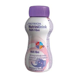 Nutrinidrink Multifibre cu aromă de căpșuni 200 ml