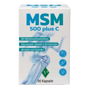 MSM 500 mg plus glucosamine + vitamin C 90 pcs.