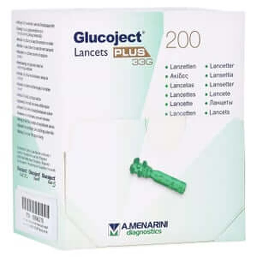 Lancettes Glucoject 200 pcs