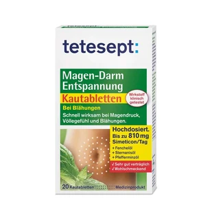 tetesept Gastrointestinal Relaxation Chewable Tablets 20 St