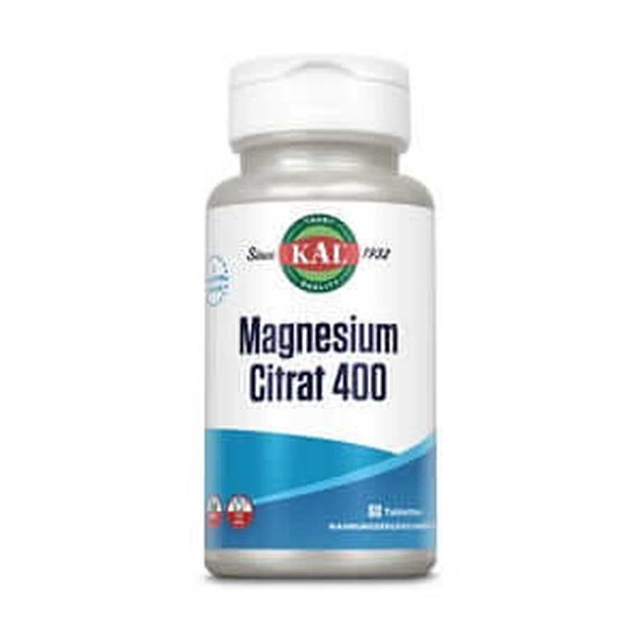 Magnesium Citrate 400 Mg Kal Tablets 60 St