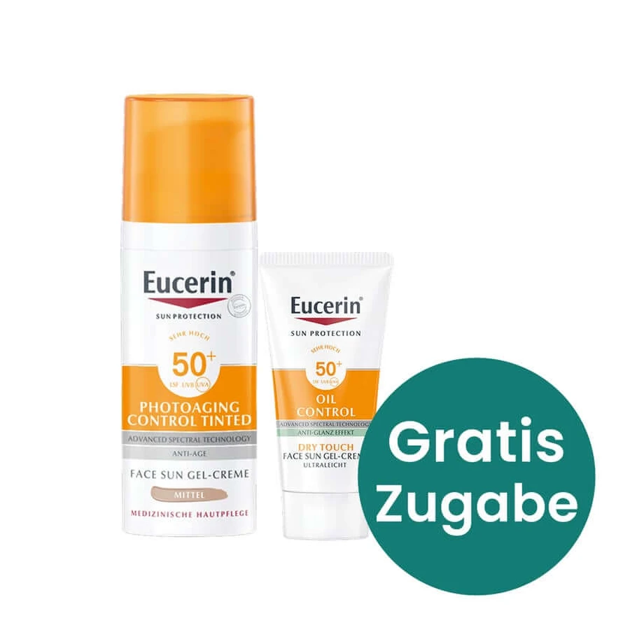 Eucerin Photoaging Control Krem CC do twarzy z filtrem SPF 50+ średni 50 ml: ceny i cechy
