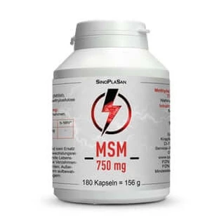 MSM 750 mg Mono 99,9% Cápsulas 180 Cápsulas