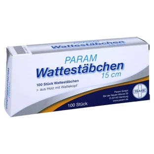 Wattenstaafje met wattenkop 15 cm 100 stuks