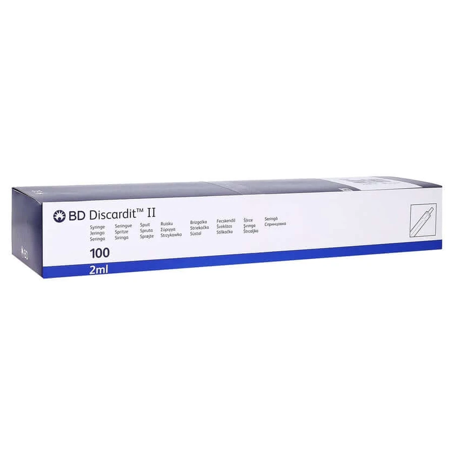 BD Discardit II jeringa 2 ml 100X2 ml