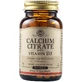 Citrato de calcio con vitamina D3, 60 comprimidos, Solgar