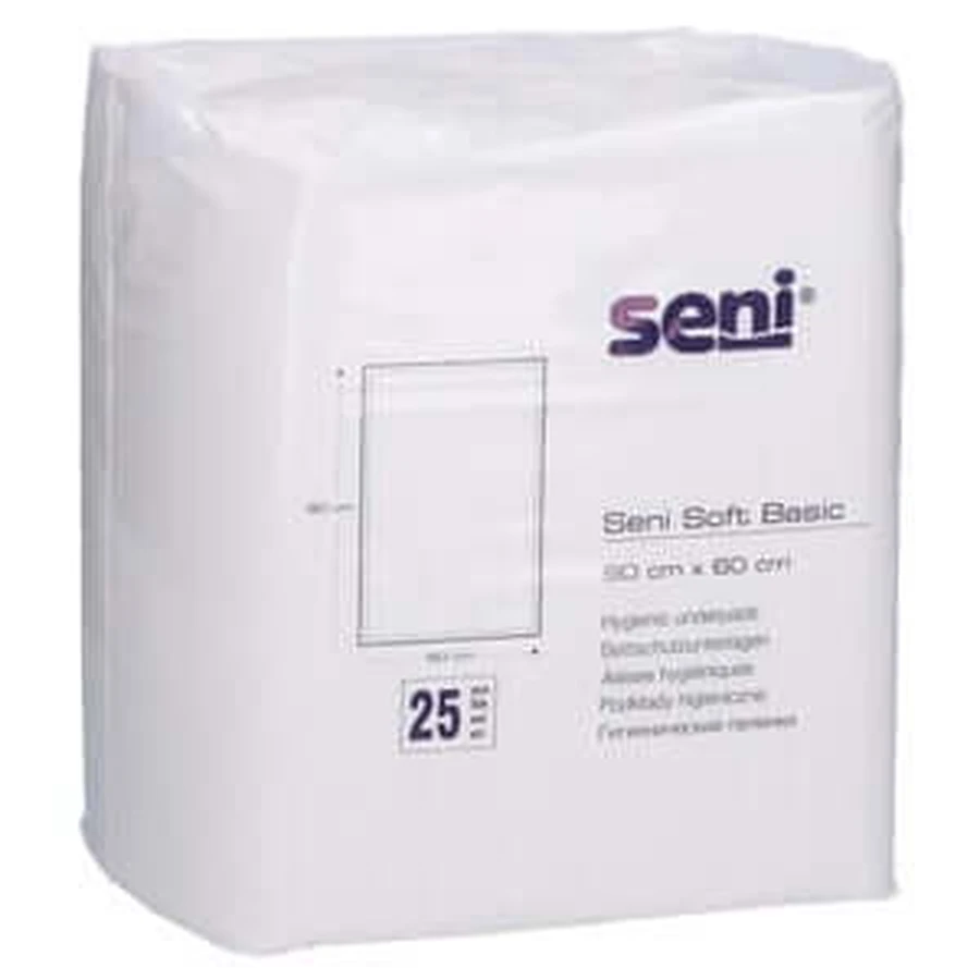 SENI Soft Basic bedbeschermingskussen 60x9 2X25 st.