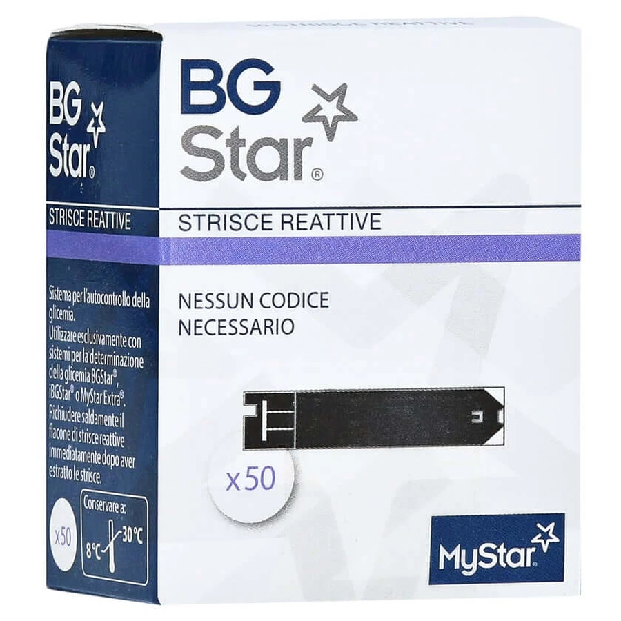 Bgstar teststrips 50 stuks