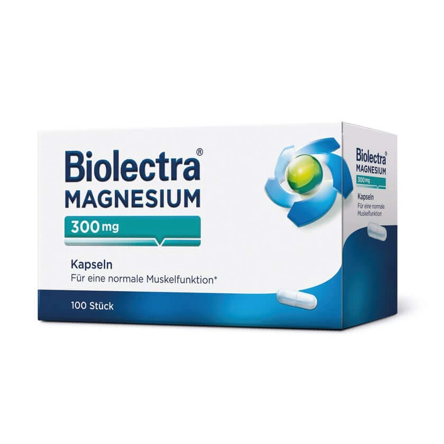 Biolectra Magnesium 300 mg Capsules 100 Capsules