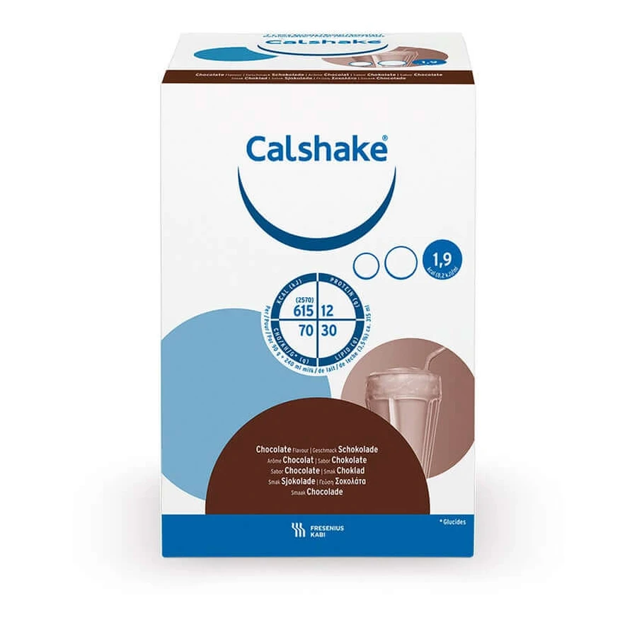 Calshake chocolate sachet powder 7X90 g