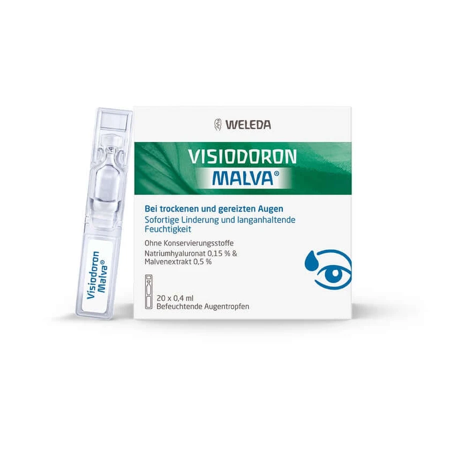 Visiodoron Malva eye drops in monodoses 20X0.4 ml