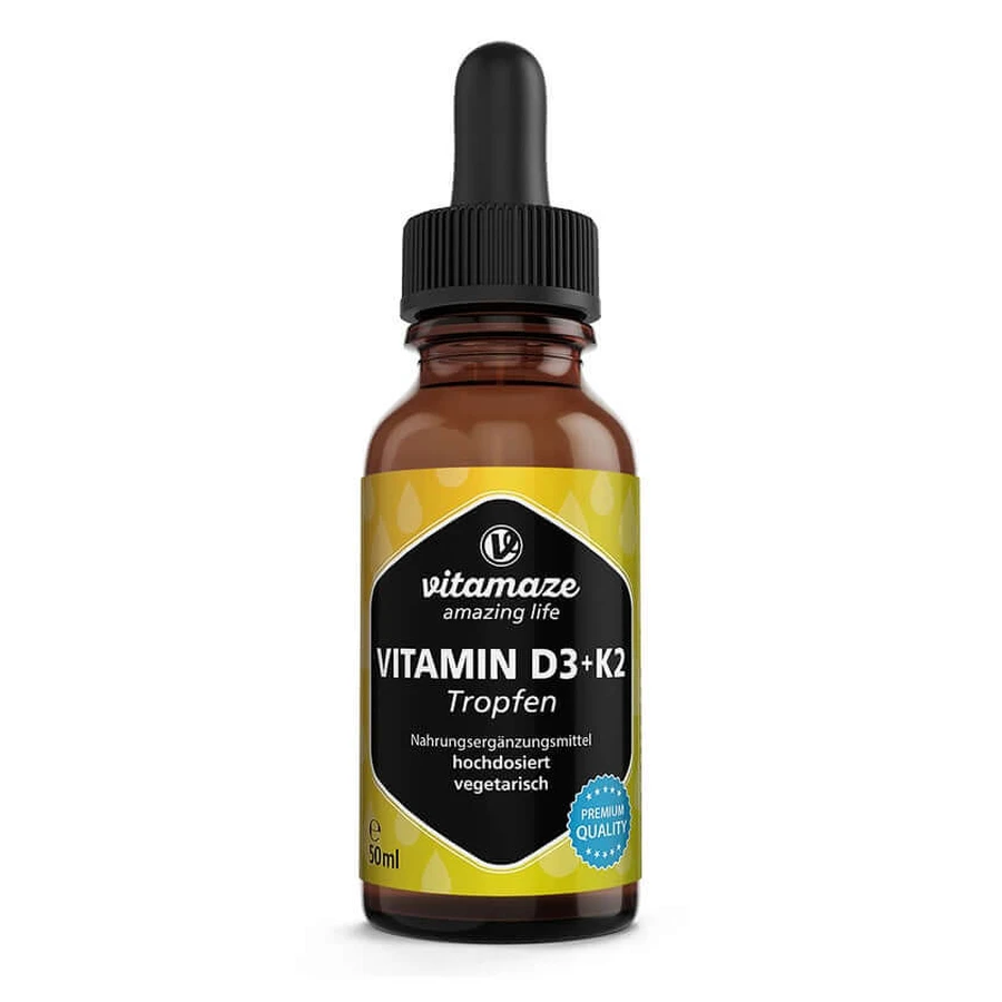 Vitamine D3 K2 1000 IE / 10 µg hoge dosis 50 ml