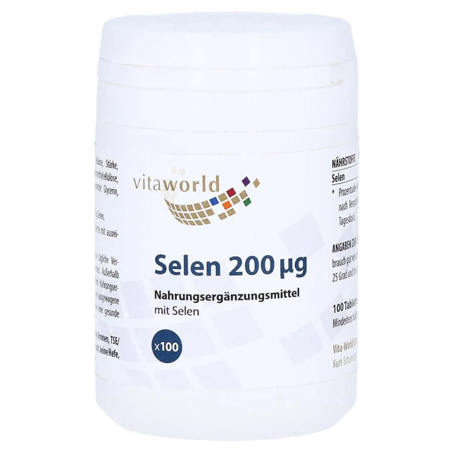 Selenium 200 µg Tablets 100 St