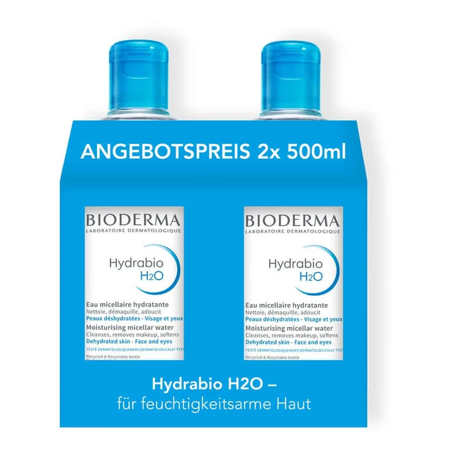 BIODERMA Hydrabio H2O Agua Micelar Duopack 2x500 ml 2X500 ml