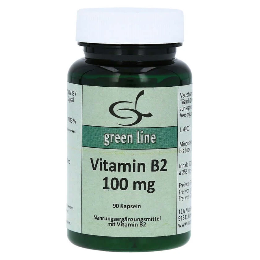 Vitamin B2 100 mg capsules 90 Capsules