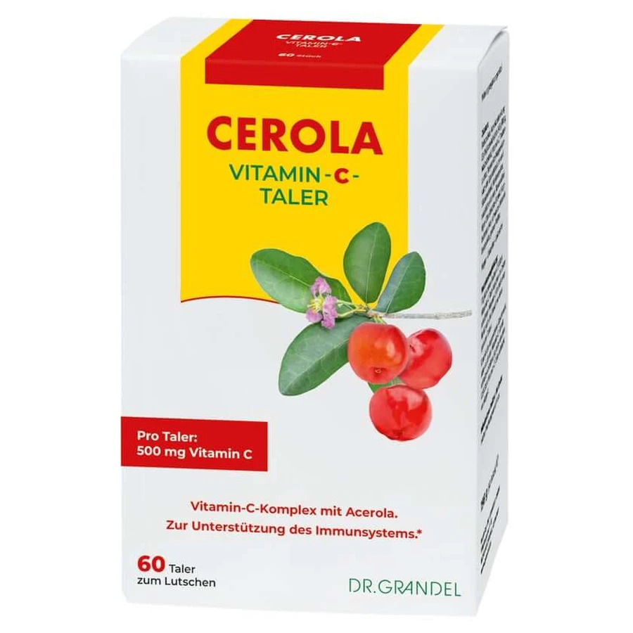 Cerola Vitamin C Taler Grandel 60 St