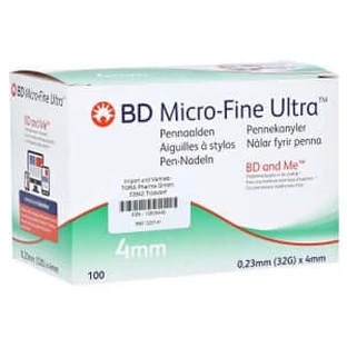 BD Micro-fine Ultra Pen naalden 0,23x4 mm 100 stuks.