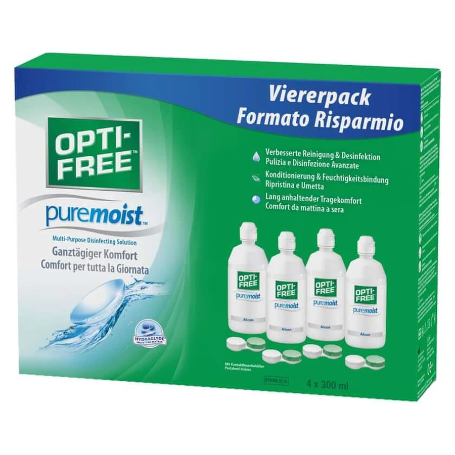 Opti-free Puremoist Multifunctional Desin 4X300 ml