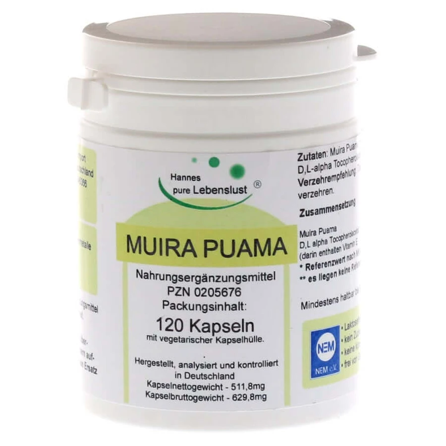 Muira Puama 500 Vegi Kapseln 120 St