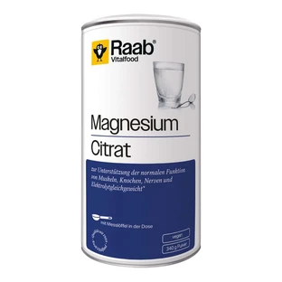 Raab Vitalfood Citrato de magnesio en polvo 340 g