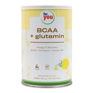 for you BCAA + Glutamin Energy & Recovery Zitrone 480 g