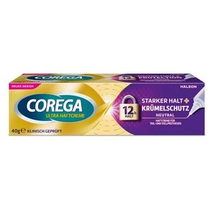 Corega Ultra kleefcrème sterke fixatie + kruimelbescherming 40 g