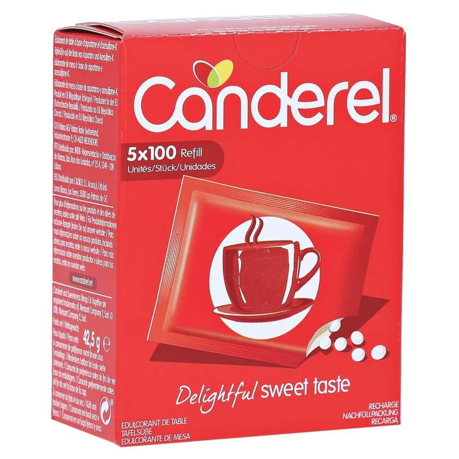 Canderel Nachfüllpackung Stückchen 500 St