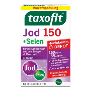 Taxofit Jod 150+selen Tabletten 60 St