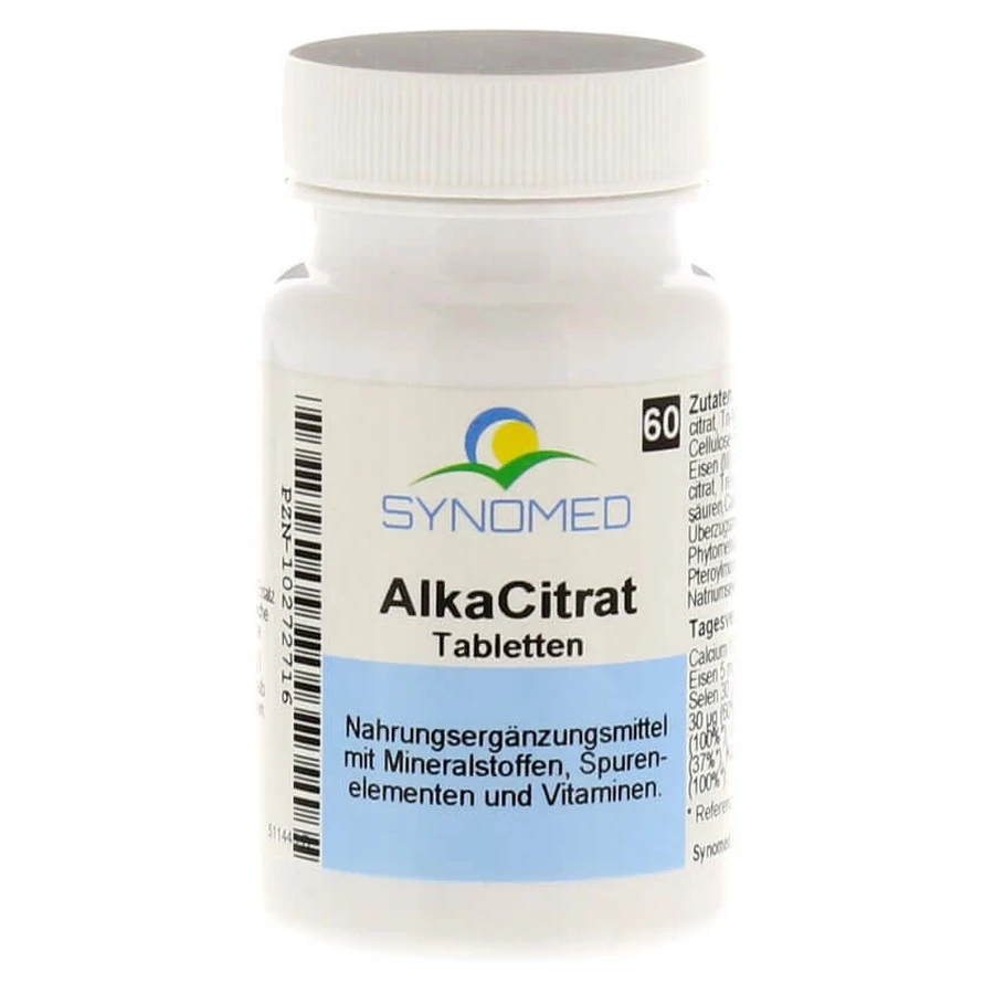 Alkacitraat tabletten 60 St