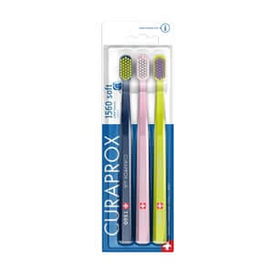 Curaprox CS 1560 soft toothbrush 3 pcs.