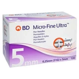 Bd Micro-fine Ultra pennaalden 0,25x5 Mm 31 G 100 stuks