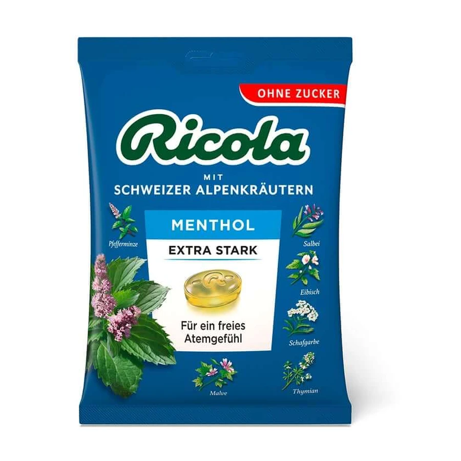 Ricola O.z.beutel Menthol extra strong Bo 75 g