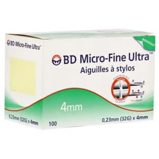 BD Micro-fine Ultra pennaalden 0,23x4 mm 100 stuks.