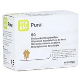 Benzile de testare a glicemiei Mylife Pura 50 buc