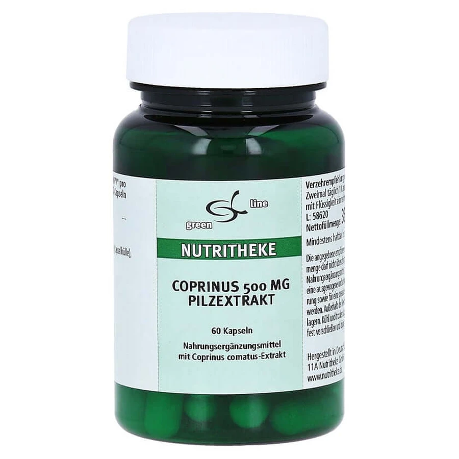 Coprinus 500 mg mushroom extract capsules 60 Capsules