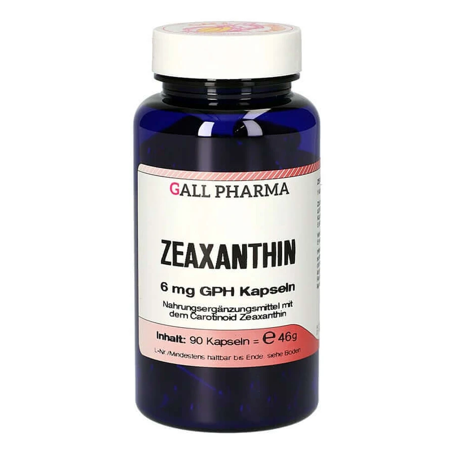 Zeaxanthine 6 mg GPH Capsules 90 Capsules