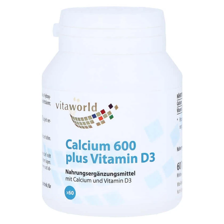Calcium 600 plus D3 Tablets 60 Capsules