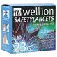 Wellion Safetylancets 23 G Huevo de seguridad 100 unidades