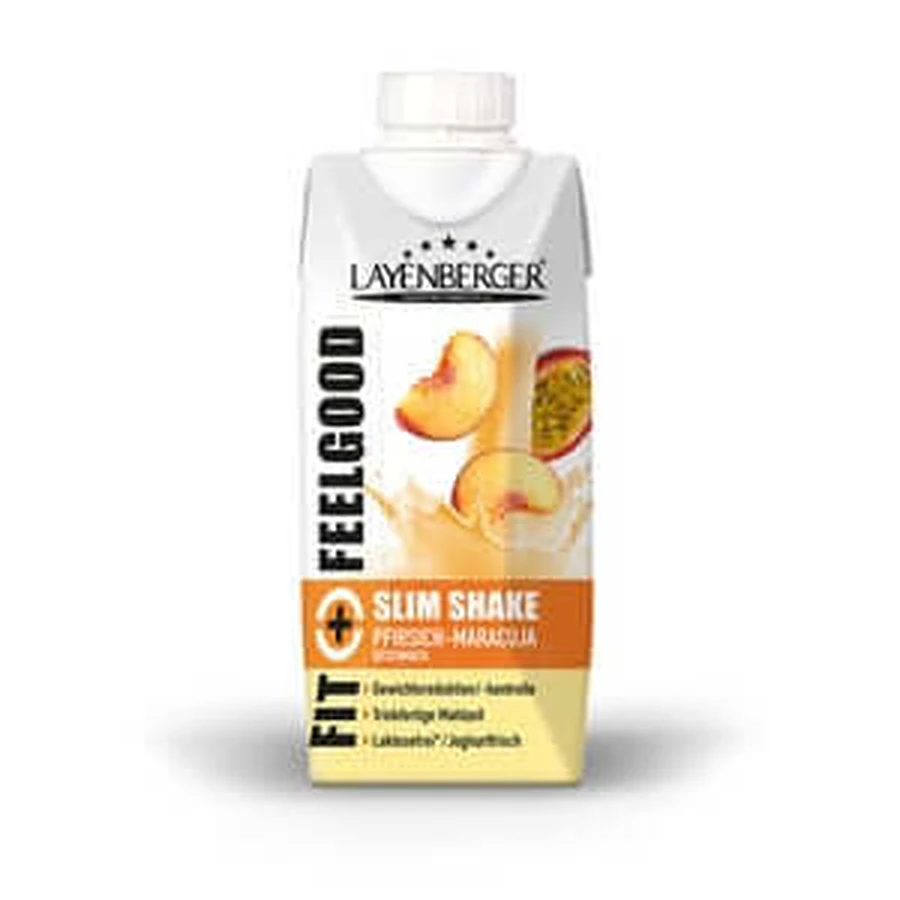 Layenberger Fit+feelgood Slim Shake Peach 330 ml