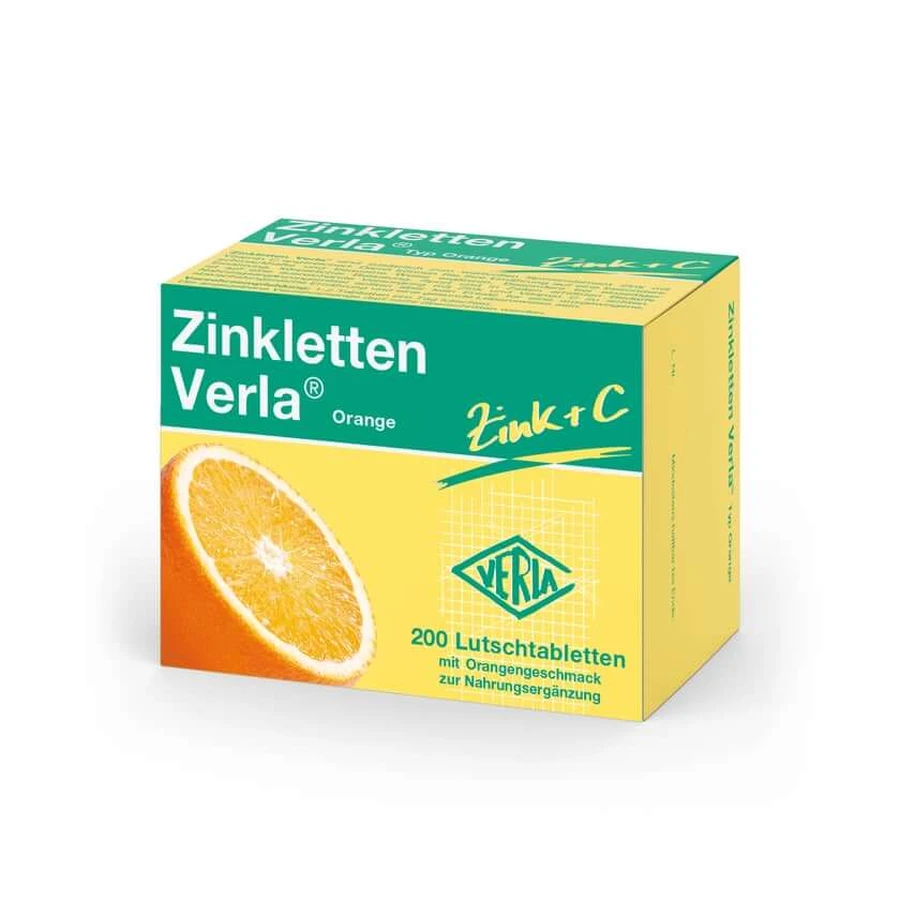 Zinkletten Verla Orange Lutschtabletten 200 St
