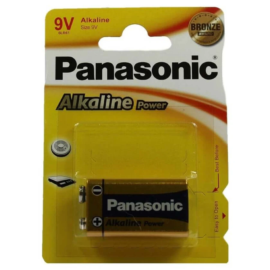 Batterijen Alkaline 9v-blok 6LR61AP 1 st