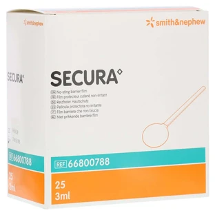 Secura aplicador de protección cutánea no irritante 25X3 ml