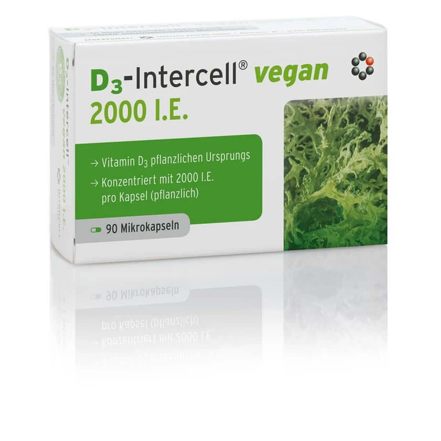 D3-intercell Vegan 2.000 I.U. Capsules 90 Capsules